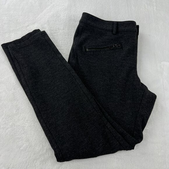 NYDJ Not Your Daughters Crop Pants Womens 8 Gray Straight Leg Slimming Trousers - Picture 15 of 16